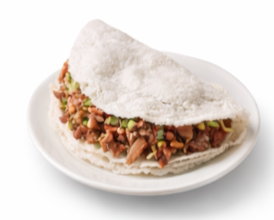 Tapioca com carne de sol